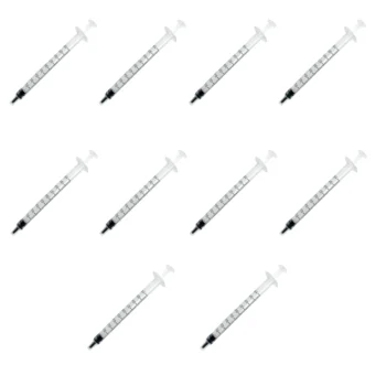 Crowx Syringes 1ml 1.5in 10 Piece